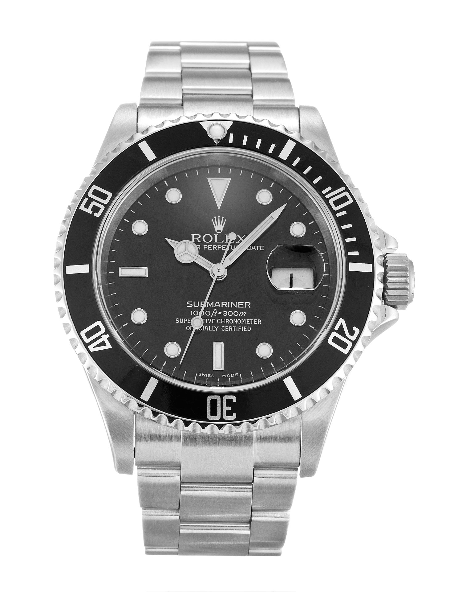 Replika Klokker Replica Rolex Submariner 16610 Replika Klokker